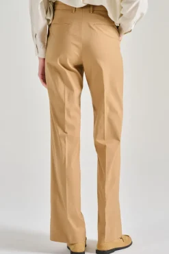 Pantaloni patrizia tessuto beige