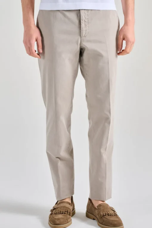 Pantaloni pelle grigio