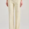 Pantaloni reina cotone bianco
