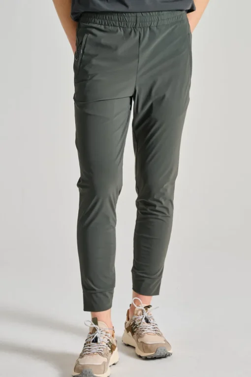 Pantaloni surflex cotone verde