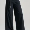 Pantaloni surflex livia tessuto nero