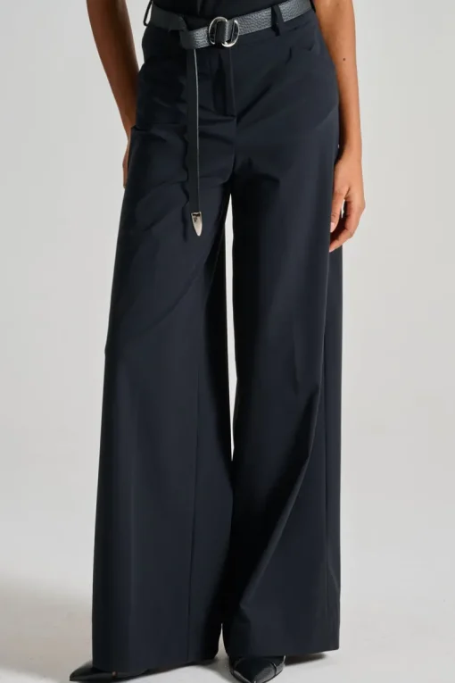 Pantaloni surflex livia tessuto nero