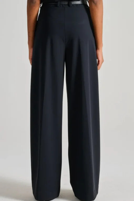 Pantaloni surflex livia tessuto nero