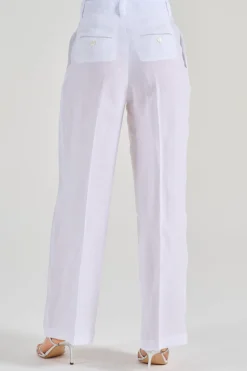 Pantaloni tela leggera bianco