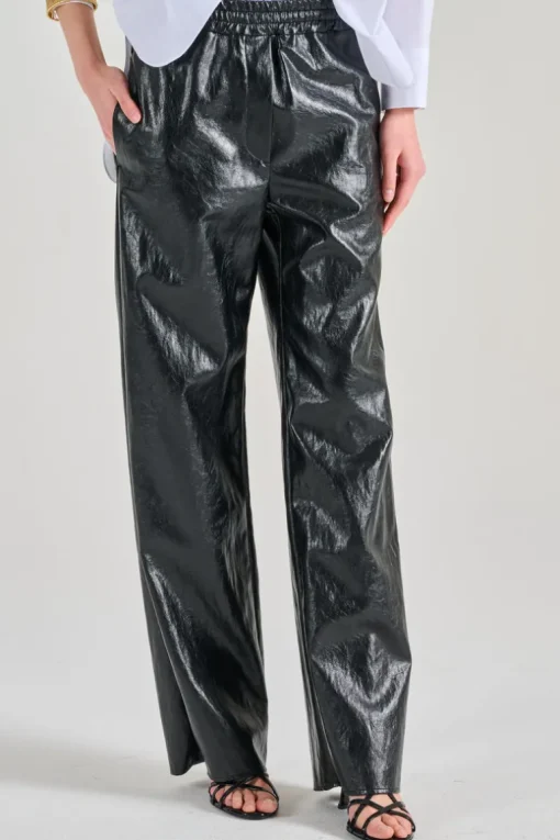 Pantaloni tessuto nero
