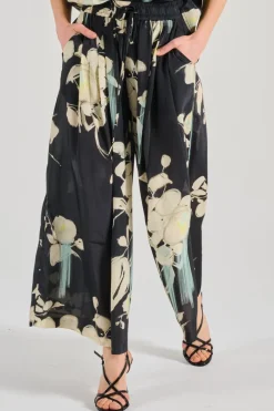 Pantaloni tessuto nero
