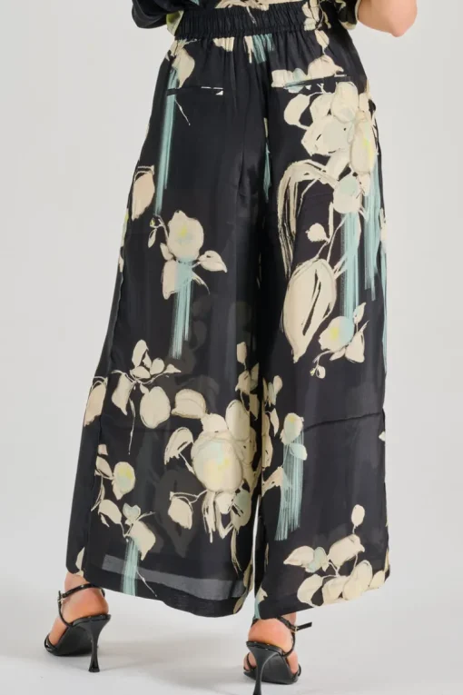 Pantaloni tessuto nero