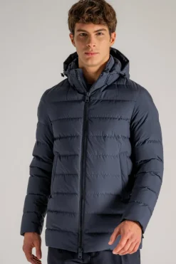 Piumino blu uomo