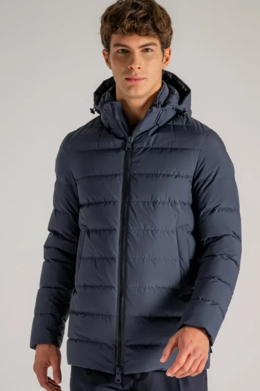 Piumino blu uomo