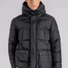 Piumino bomber multi tasche 100% poliammide nero