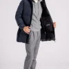 Piumino parka new impact blu