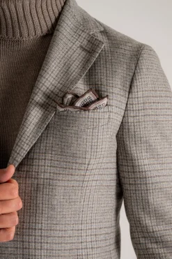 Pochette doppia stampa uomo