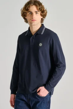 Polo blu