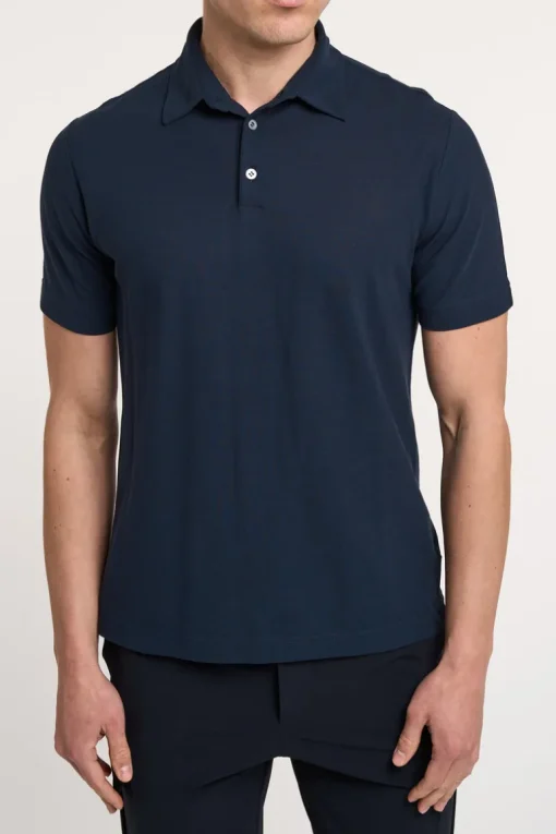 Polo blu 100% co