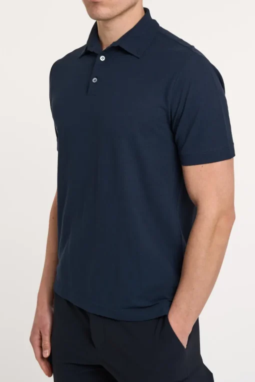 Polo blu 100% co