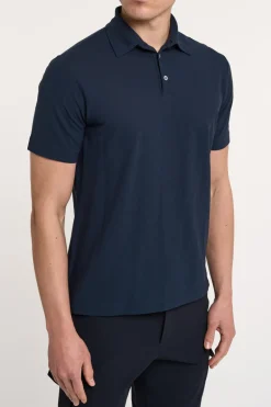 Polo blu 100% co