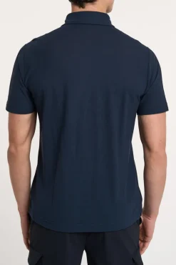 Polo blu 100% co
