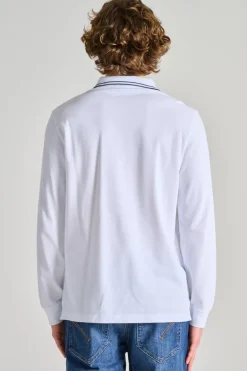 Polo cotone bianco