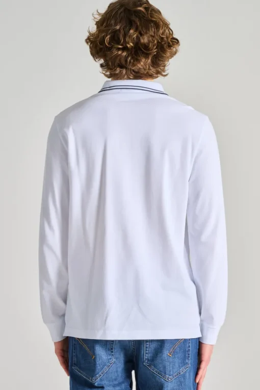 Polo cotone bianco