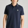 Polo cotone blu