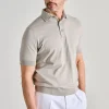 Polo manica corta cotone grigio