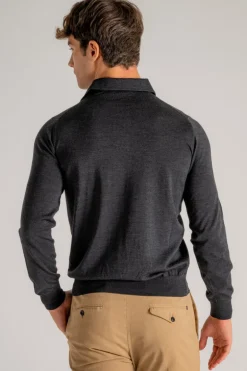 Polo ml paramontura 100% wv grigio