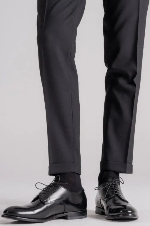 Scarpa derby nero uomo