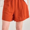 Shorts caruso tessuto rosso