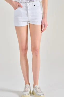 Shorts evie cotone bianco