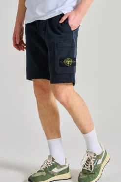 Shorts felpa blu