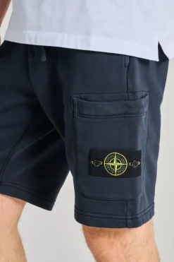 Shorts felpa blu