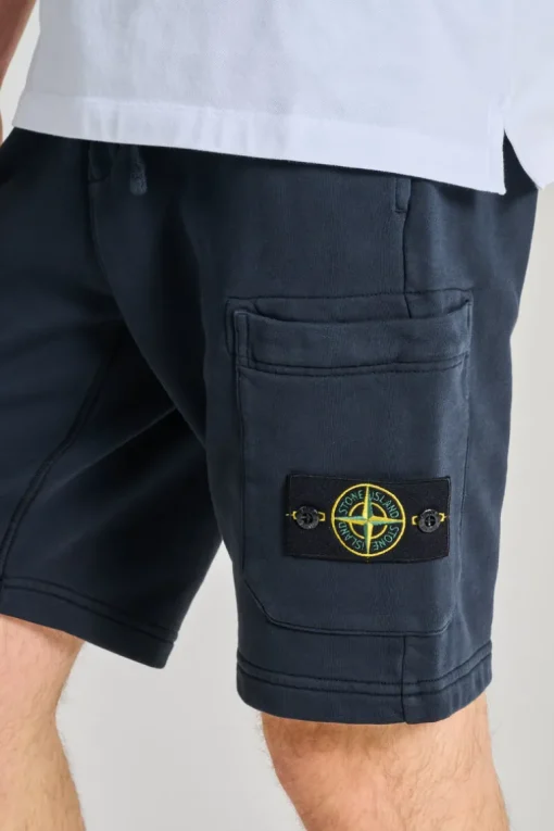 Shorts felpa blu