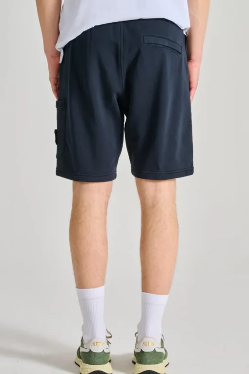 Shorts felpa blu