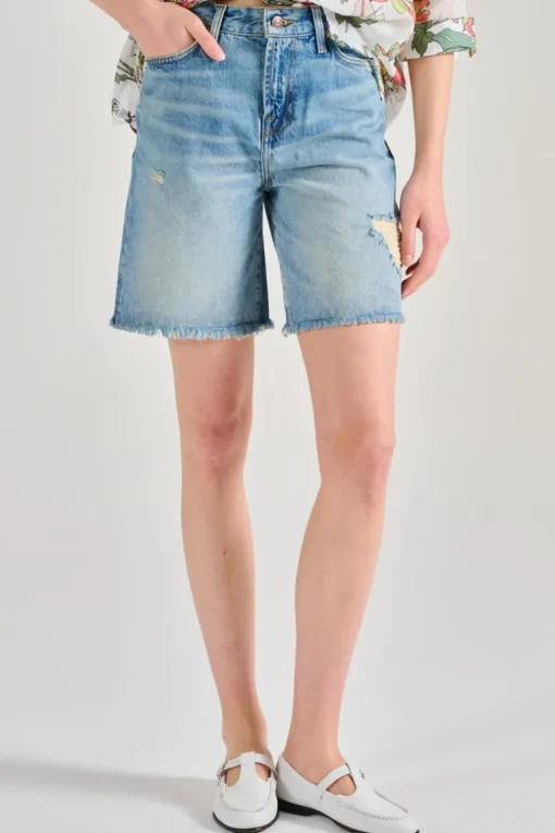 Shorts lola denim blu