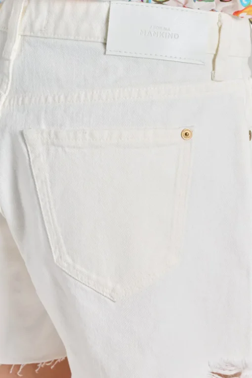 Shorts monroe denim bianco