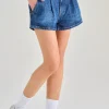 Shorts sun tessuto blu