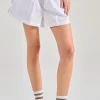 Shorts tessuto bianco