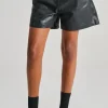 Shorts tessuto nero