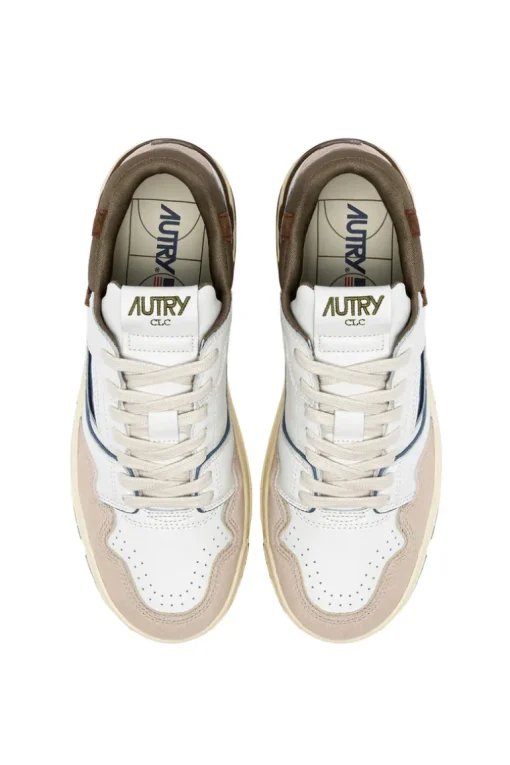 Sneakers clc low main pelle beige