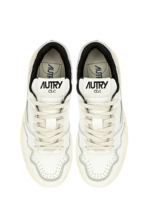 Sneakers clc low pelle bianco