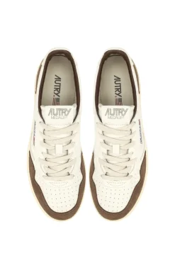 Sneakers medalist low goat suede marrone