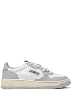 Sneakers medalist low man leat leat grigio uomo