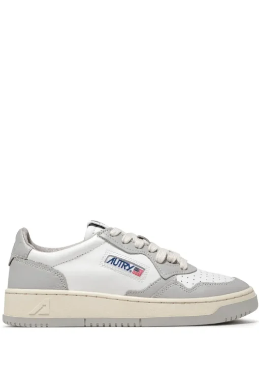 Sneakers medalist low man leat leat grigio uomo