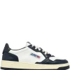 Sneakers medalist low man leat leat blu uomo