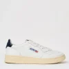Sneakers medalist low man leat leat bianco uomo