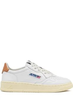 Sneakers medalist low pelle bianco