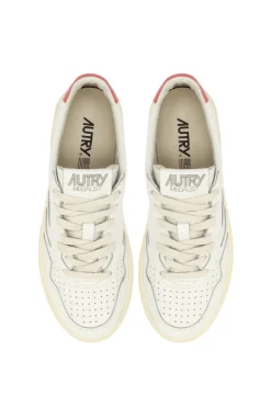 Sneakers medalist low pelle bianco