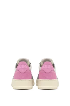 Sneakers medalist low suede rosa