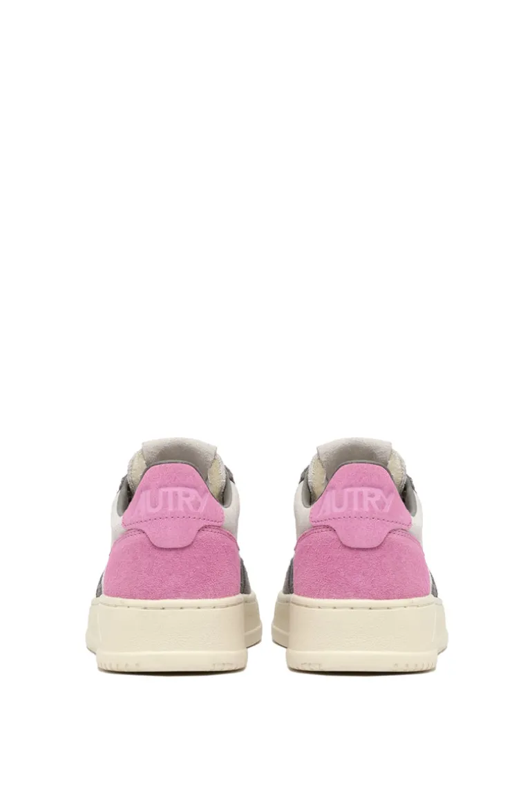 Sneakers medalist low suede rosa