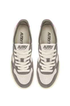 Sneakers medalist low suede rosa